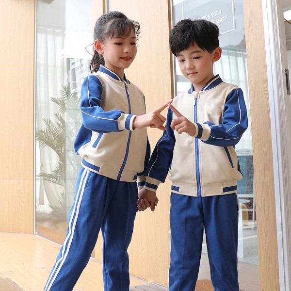 小学校服生产厂家_学生校服定做_小学生校服工厂